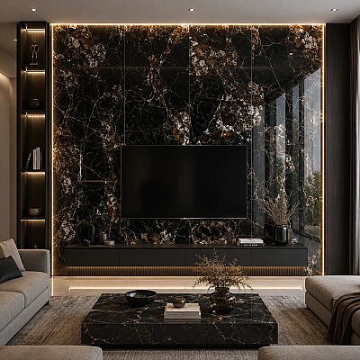 Kütahya Seramik 120x240 Belezza Kristal Rektifiye Parlak Nano - KÜTAHYA SERAMİK