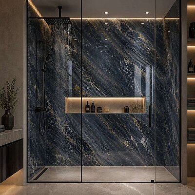 Kütahya Seramik 120x240 Delmar Kristal Tornado Dekor Rektifiye Parlak Nano - KÜTAHYA SERAMİK