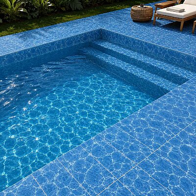 Kütahya Seramik 33x66 Malibu Mat Havuz Seramiği - KÜTAHYA SERAMİK