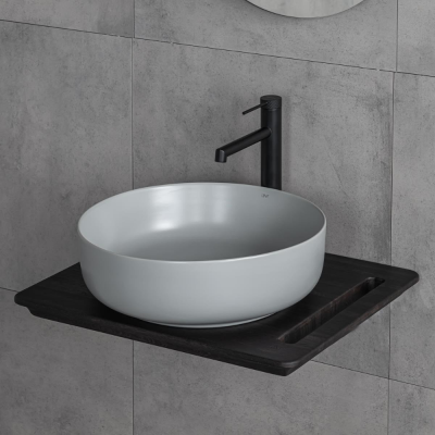 Lena E-W1201MG Tezgah Üstü Lavabo Mat Gri - 2