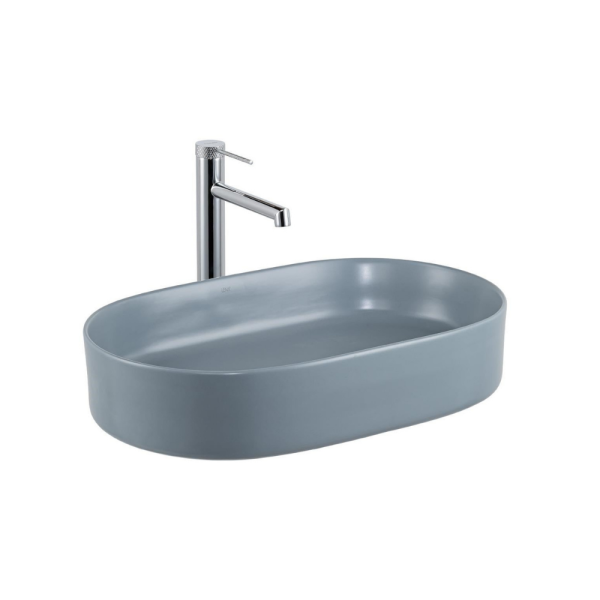 Lena E-W1202MM Tezgah Üstü Lavabo Mat Mavi - 1