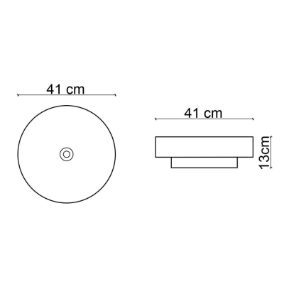 Lena E-W1501MGB Tezgah Üstü Lavabo Mat Gri & Beyaz - 3