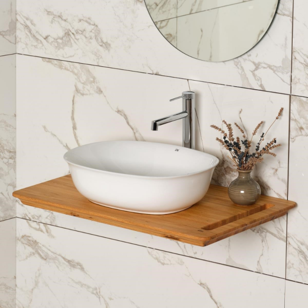 Lena EH-4600 Tezgah Üstü Lavabo Beyaz - 2