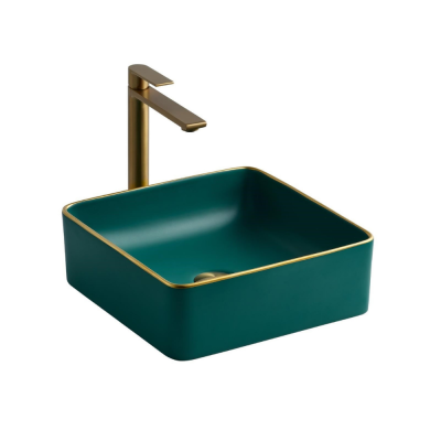 Lena E-4070Y Tezgah Üstü Porselen Lavabo - 1