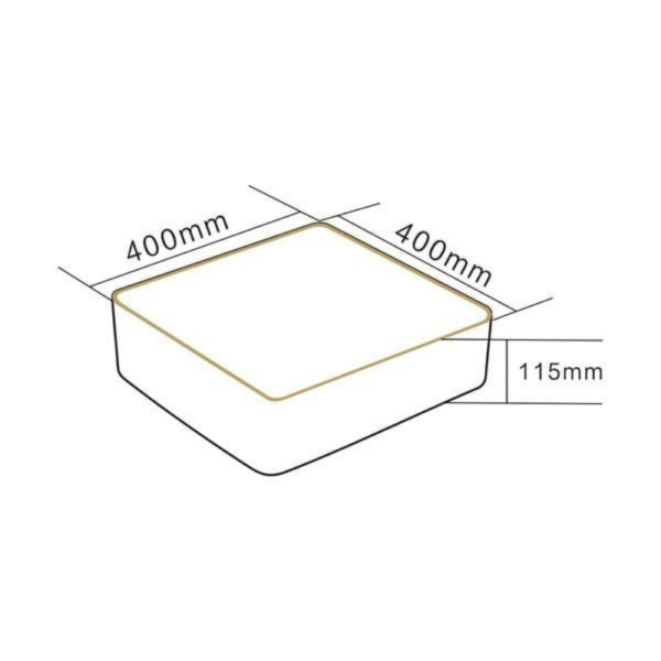 Lena E-4070Y Tezgah Üstü Porselen Lavabo - 2