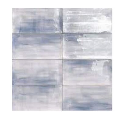 Mainzu Aquarel Fon Blue Dekor 15x30 (M-152) - MAİNZU