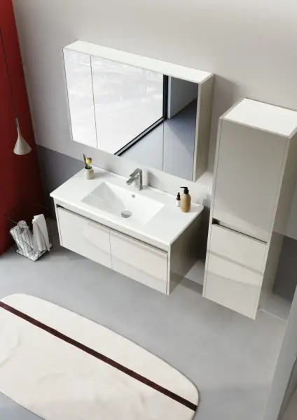 Orka Arno Kapaklı Banyo Dolabı Takımı 100 cm Kaşmir - 3