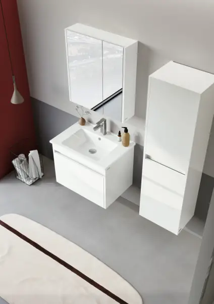 Orka Arno Kapaklı Banyo Dolabı Takımı 65 cm Beyaz - 2