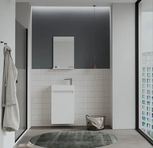 Orka Conza Banyo Dolabı Takımı 45cm Beyaz - 1