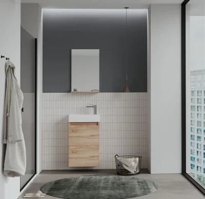 Orka Conza Banyo Dolabı Takımı 45cm Legnano - 1