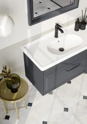 Orka Design Banyo Dolabı Takımı 100 cm Antrasit - 3