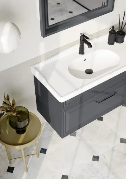 Orka Design Banyo Dolabı Takımı 100 cm Antrasit - 3