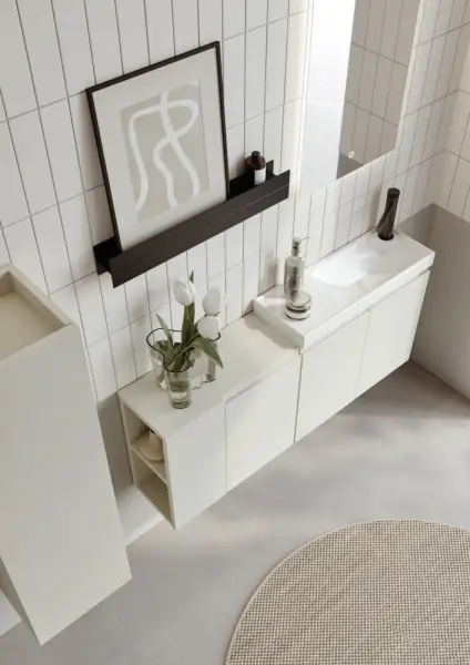 Orka Ferla Banyo Dolabı Takımı 110 cm Kaşmir - 2