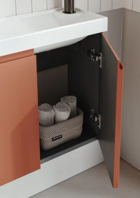 Orka Ferla Banyo Dolabı Takımı 110 cm Tarçın - 3