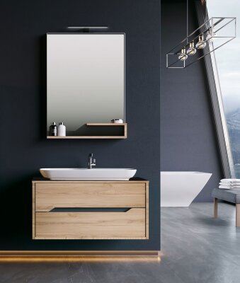 Orka Galia Banyo Dolabı Takımı 80 cm Legnano - ORKA BANYO