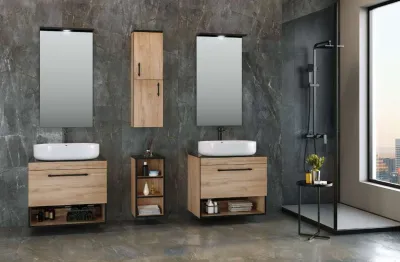 Orka Knidos Banyo Dolabı Takımı 70 cm Legnano - 1