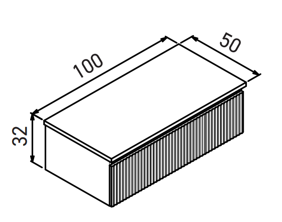 Orka Lentia Banyo Dolabı Takımı 160 cm Meşe - 5