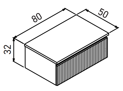 Orka Lentia Banyo Dolabı Takımı 80 cm Beyaz - 4
