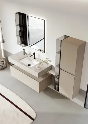 Orka Levanto Banyo Dolabı Takımı 100 cm Bej - 3