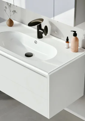 Orka Likya Banyo Dolabı Takımı 80 cm Beyaz - 3