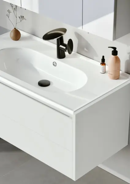 Orka Likya Banyo Dolabı Takımı 80 cm Beyaz - 3