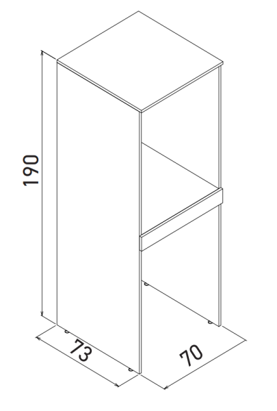 Orka Linfa Çamaşır ve Kurutma Makinesi Dolabı Beyaz - 2