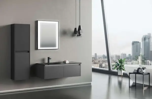 Orka Lisbon Banyo Dolabı Takımı 110 cm Antrasit - 1