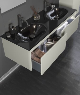 Orka Lisbon Banyo Dolabı Takımı 132 cm Kaşmir - 3