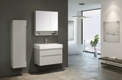 Orka Malta Banyo Dolabı Takımı 100 cm Kaşmir - 1