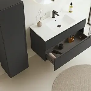 Orka Messina Banyo Dolabı Takımı 100 cm Antrasit - 2