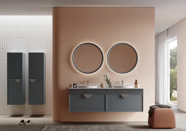 Orka Molino Banyo Dolabı Takımı 160 cm Antrasit - 1