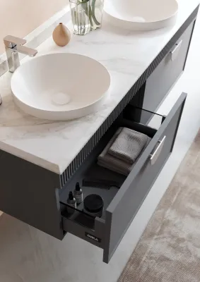 Orka Molino Banyo Dolabı Takımı 160 cm Antrasit - 3