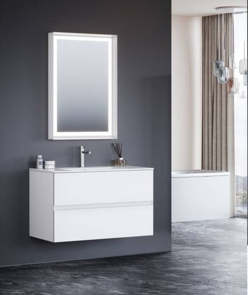 Orka Nest Banyo Dolabı Takımı 70 cm Beyaz - 2