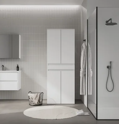 Orka Neve Çamaşır ve Kurutma Makinesi Dolabı Beyaz - 1