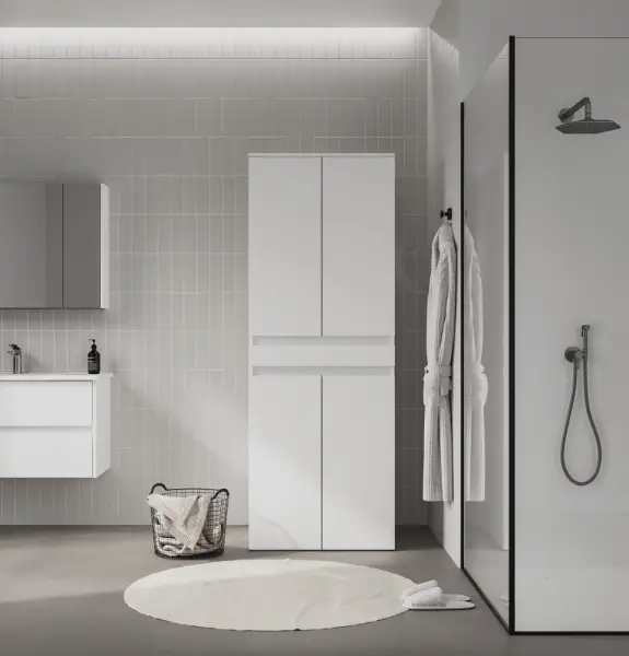 Orka Neve Çamaşır ve Kurutma Makinesi Dolabı Beyaz - 1