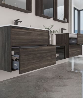 Orka Noventa Banyo Dolabı Takımı 100 cm Cabana - 3