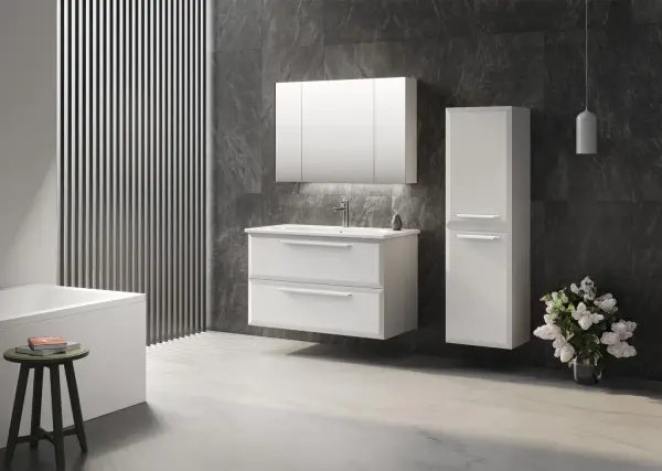 Orka Nuvola Banyo Dolabı Takımı 100 cm Beyaz - 2