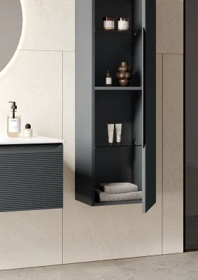 Orka Olbia Banyo Dolabı Takımı 120 cm Antrasit - 3