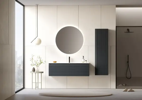 Orka Olbia Banyo Dolabı Takımı 120 cm Antrasit - 1