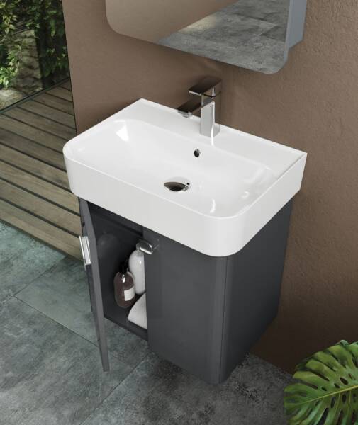 Orka Orbit Banyo Dolabı Takımı 55 cm Antrasit - 3