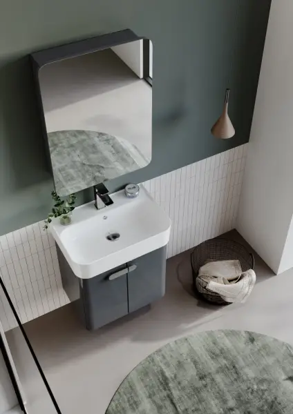 Orka Orbit Banyo Dolabı Takımı 55 cm Antrasit - 2