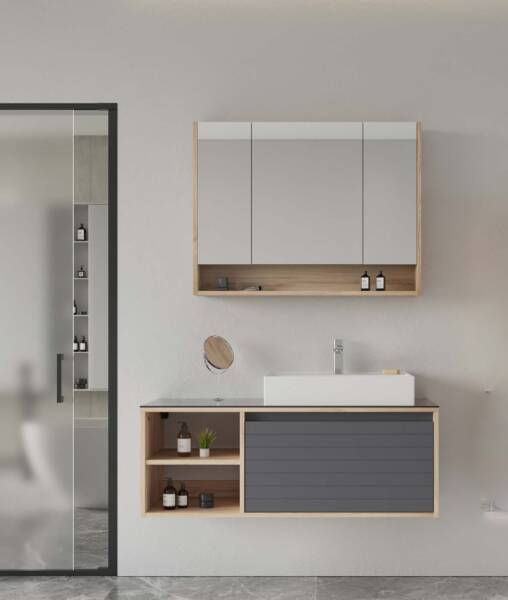 Orka Prato Banyo Dolabı Takımı 120 cm Legnano - 1