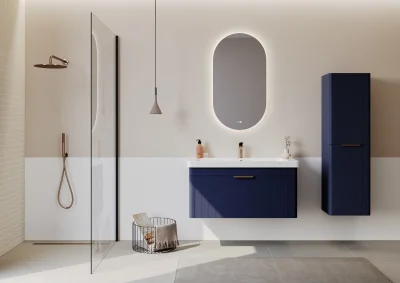 Orka Procida Banyo Dolabı Takımı 105 cm Lacivert - 1