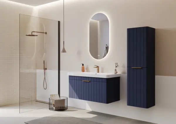 Orka Procida Banyo Dolabı Takımı 105 cm Lacivert - 2