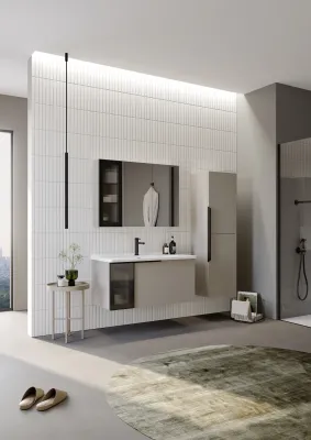 Orka Pure Banyo Dolabı Takımı 80 cm Vizon - 1