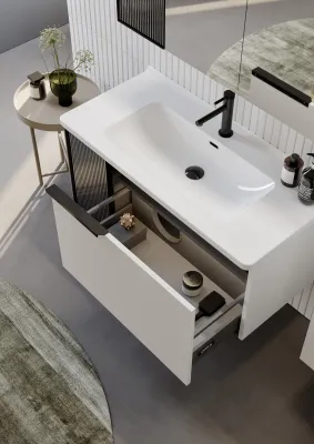 Orka Pure Banyo Dolabı Takımı 80 cm Vizon - 2