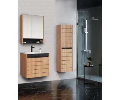 Orka Ricato Banyo Dolabı Takımı 80 cm Kiraz - 2