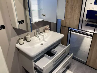 Orka Rose Banyo Dolabı Takımı 80 cm Kaşmir - 3