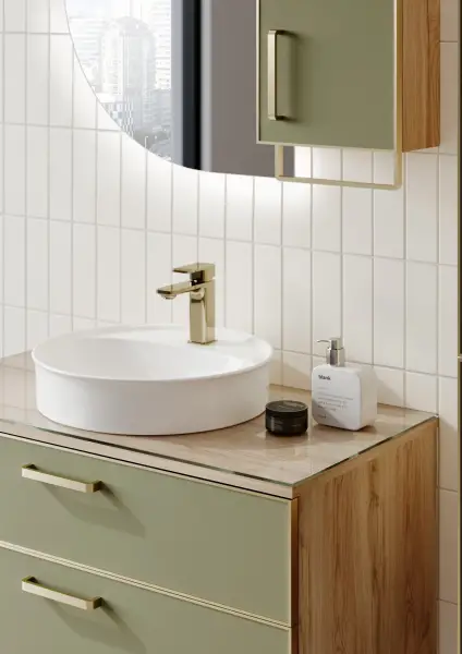 Orka Salerno Banyo Dolabı Takımı 95 cm Sardunya - 2