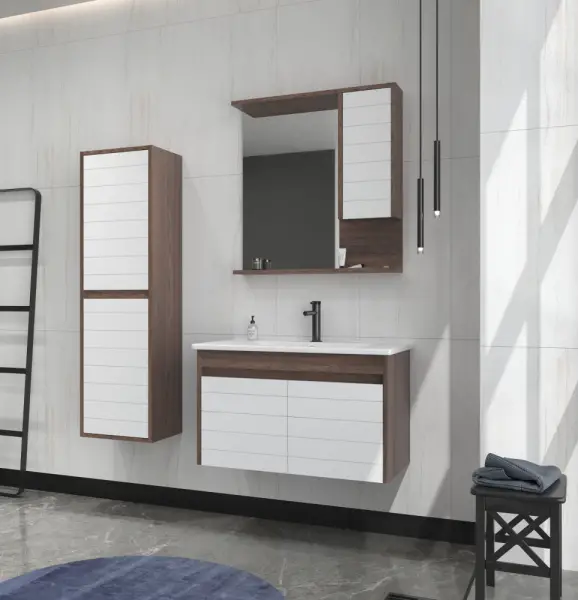 Orka Serra Banyo Dolabı Takımı 85cm Beyaz - 1